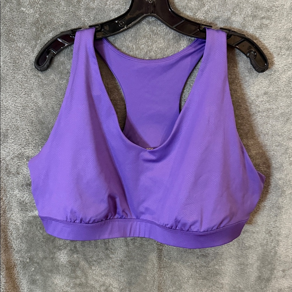 Tek Gear 3x Bold Purple Sports Bra NWOT